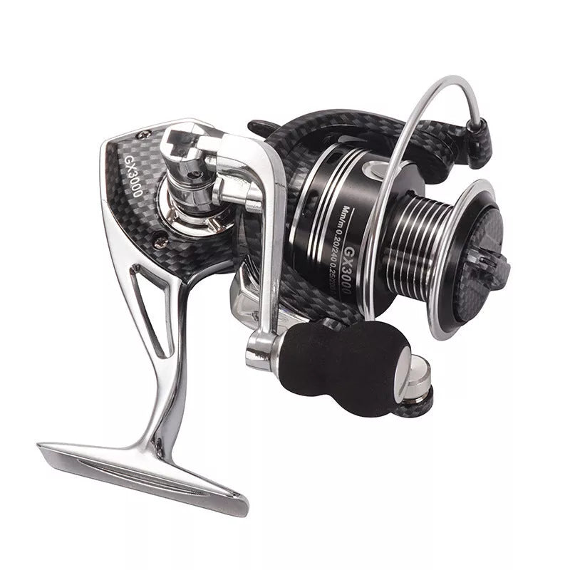 Metal Double Bearing Fishing Reel with specifications GX1000 to GX7000