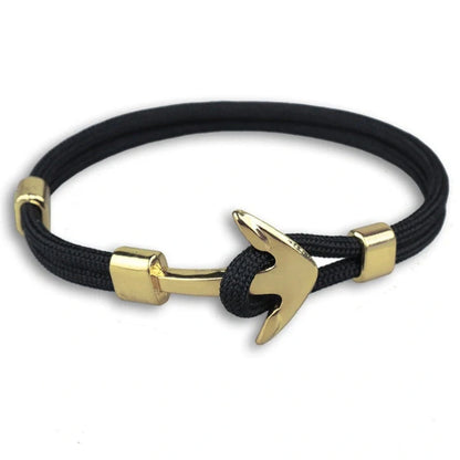 Unisex Pirate Anchor Bracelet with detailed nautical design, perfect for sea lovers and fashion enthusiasts.