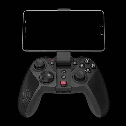Black Gaishi type-C wired game controller with vibration feedback and ABS plastic construction