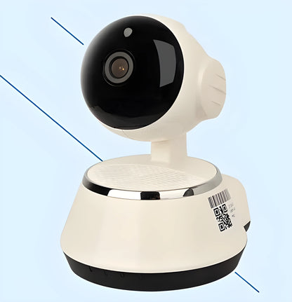 Wireless IP camera 720P HD with night vision, motion detection, two-way audio, Micro SD slot, ABS plastic, 9x9x12cm