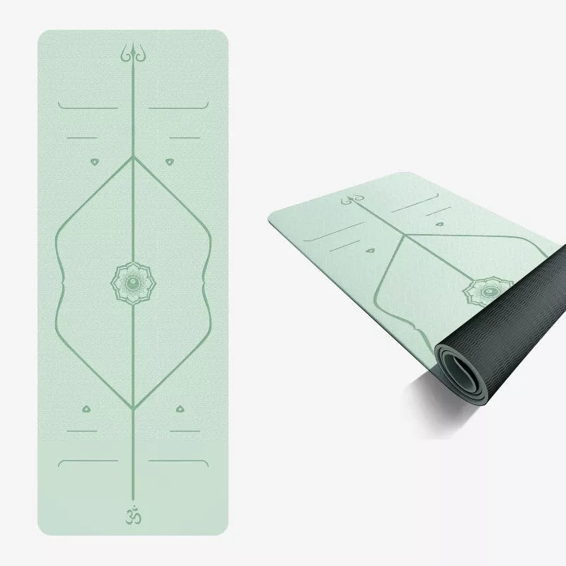 Pido TPE yoga mat in selected color, perfect for beginners with non-slip surface