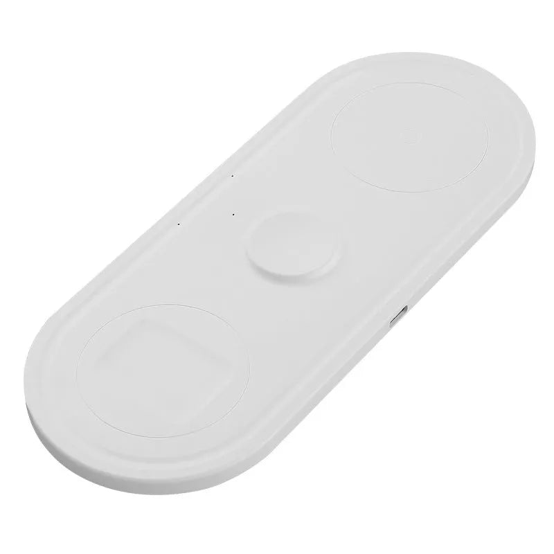 Three-in-one Wireless Charger with multi-device support and minimalist design