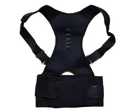 Adjustable Magnetic Posture Corrector Belt for Men in Black, White, or Beige