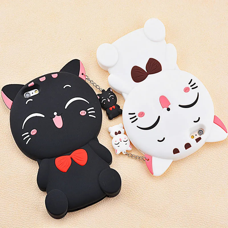 Soft silicone phone case with edge-proof design showing precise cutouts for ports and buttons