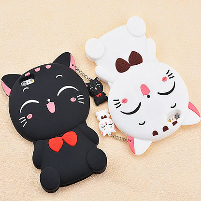 Soft silicone phone case with edge-proof design showing precise cutouts for ports and buttons