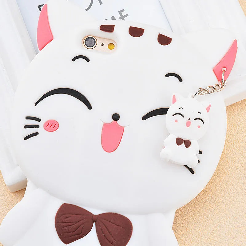 Soft silicone phone case with edge-proof design showing precise cutouts for ports and buttons