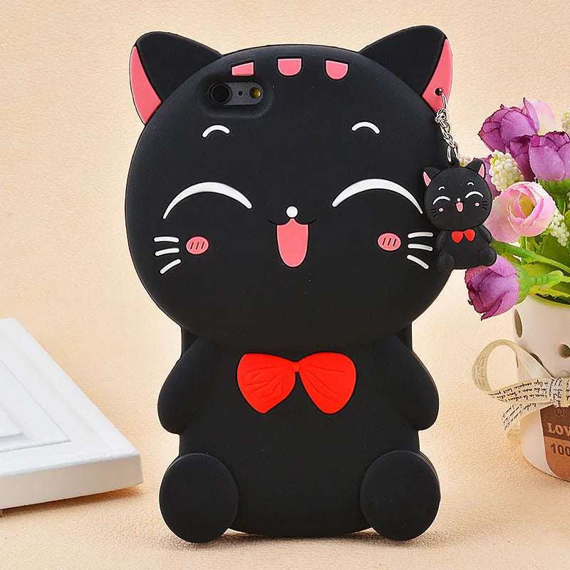 Soft silicone phone case with edge-proof design showing precise cutouts for ports and buttons