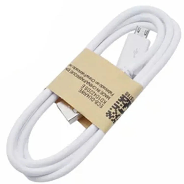Black Android universal data cable with Micro USB connector and 1 metre length