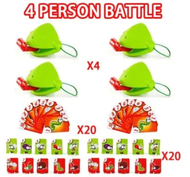 Chameleon Lizard Mask Board Game with puff-activated tongue for family fun