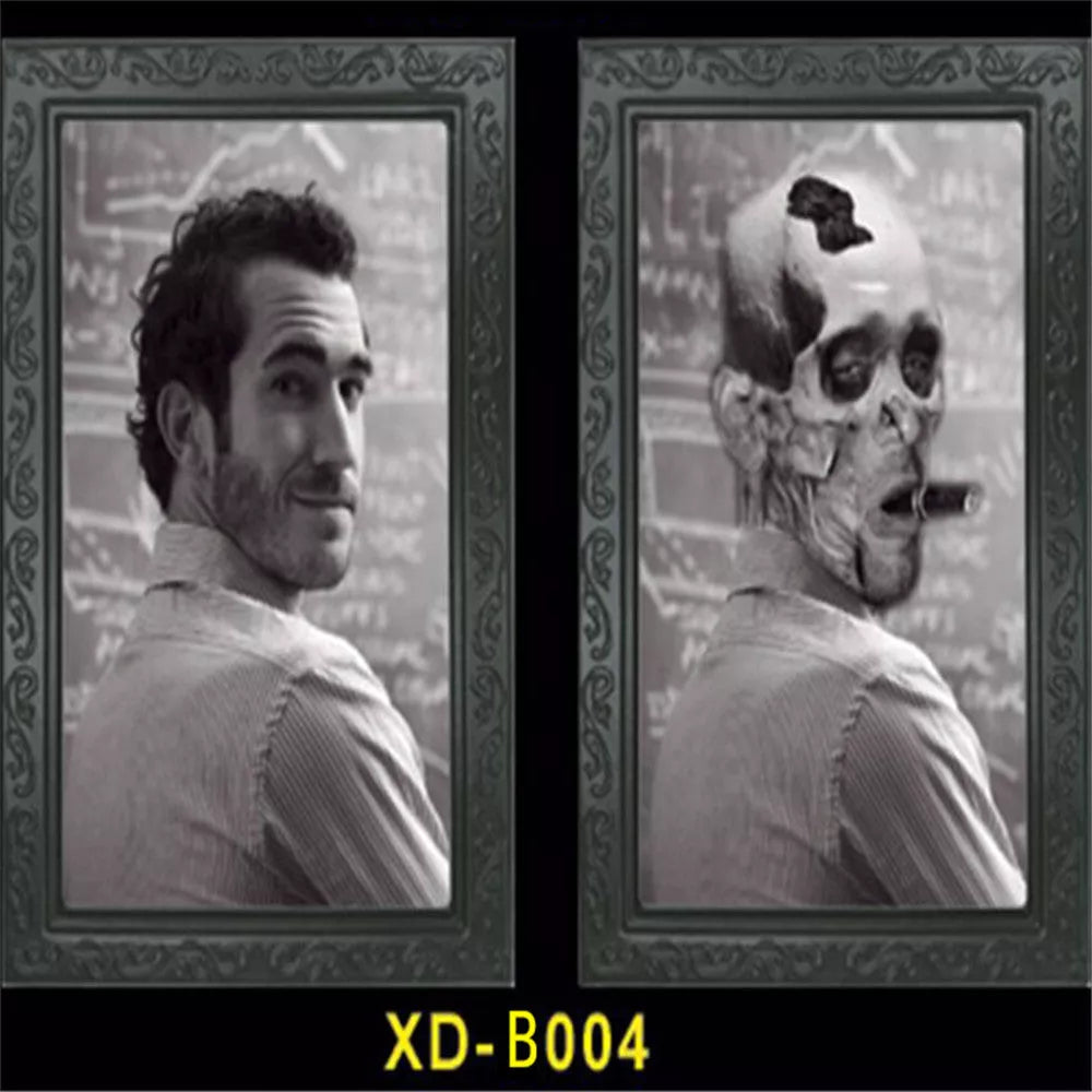 3D People Ghost Festival Changing Photo Frame with visual illusion effect for Halloween