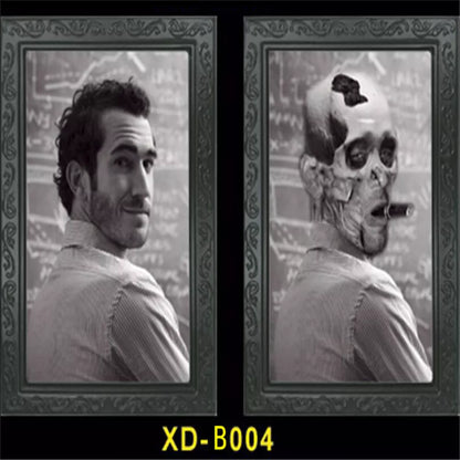 3D People Ghost Festival Changing Photo Frame with visual illusion effect for Halloween