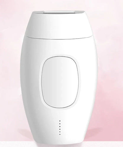 Powerful laser hair removal system with adjustable intensity levels, skin sensor, and versatile usage for face, bikini, underarms, and more
