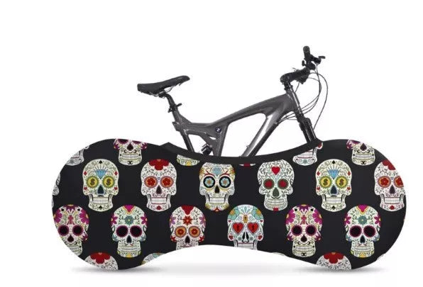 Customizable bicycle tyre cover with super elasticity for durable tyre protection