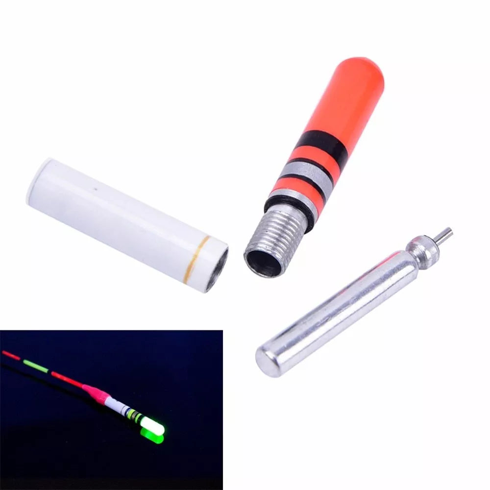Battery operated LED fishing float for night fishing in dark waters
