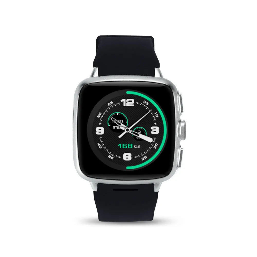 Z01smart watch in black or white with 1.54-inch HD screen and USB 2.0 port