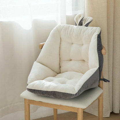 Premium plush seat cushion with quick-rebound technology for exceptional comfort and support