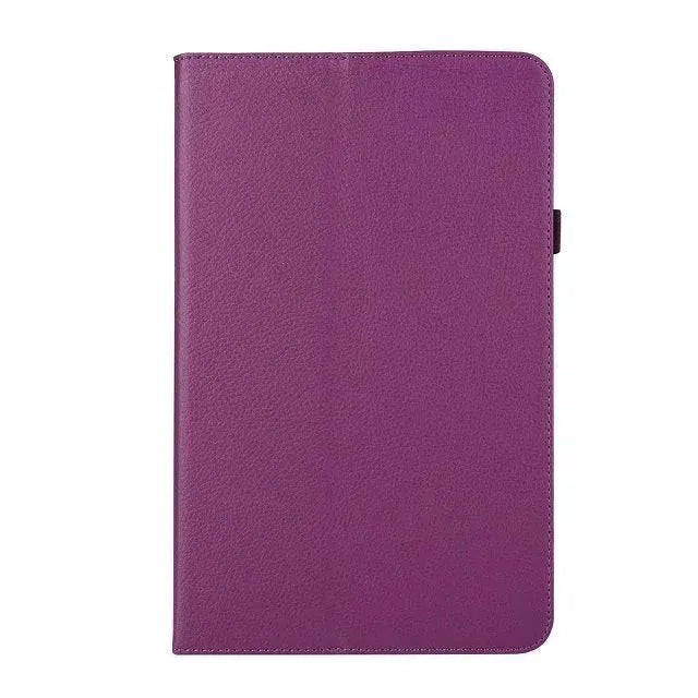 Litchi pattern imitation leather phone case in assorted colours including white, pink, red, and black.