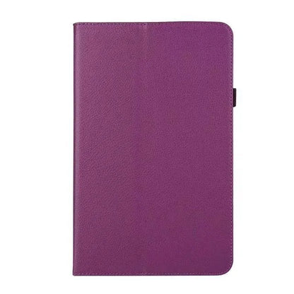 Litchi pattern imitation leather phone case in assorted colours including white, pink, red, and black.