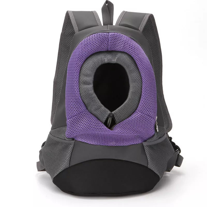 Multi-color breathable mesh pet backpack for small dogs and cats