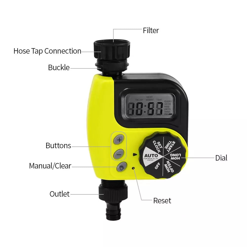 Intelligent Atomization Spray Drip Irrigation System with customizable watering timer