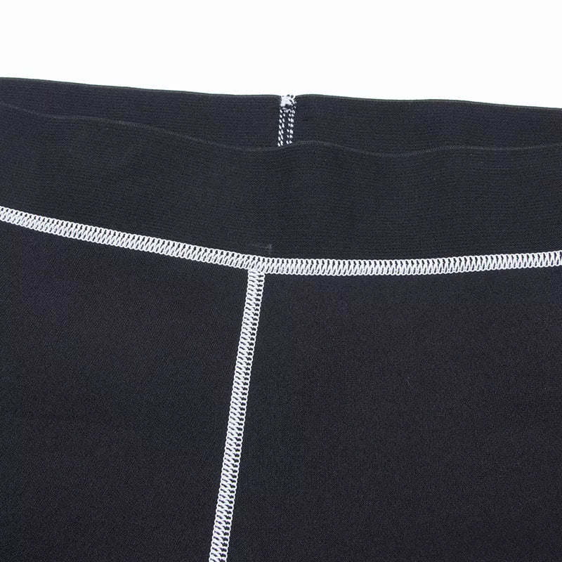 Black shaping fitness pants with SCR fabric for enhanced flexibility and comfort during workouts