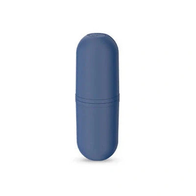Capsule-shaped travel bottle in various colors with leak-proof design for outdoor use