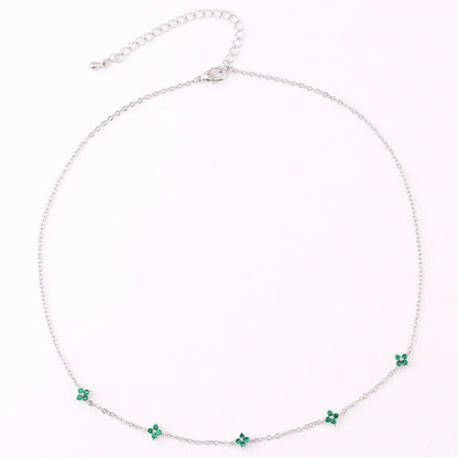 Stylish and versatile blue flower necklace with adjustable chain and vibrant floral accents, perfect for vacations, beaches, and everyday wear.
