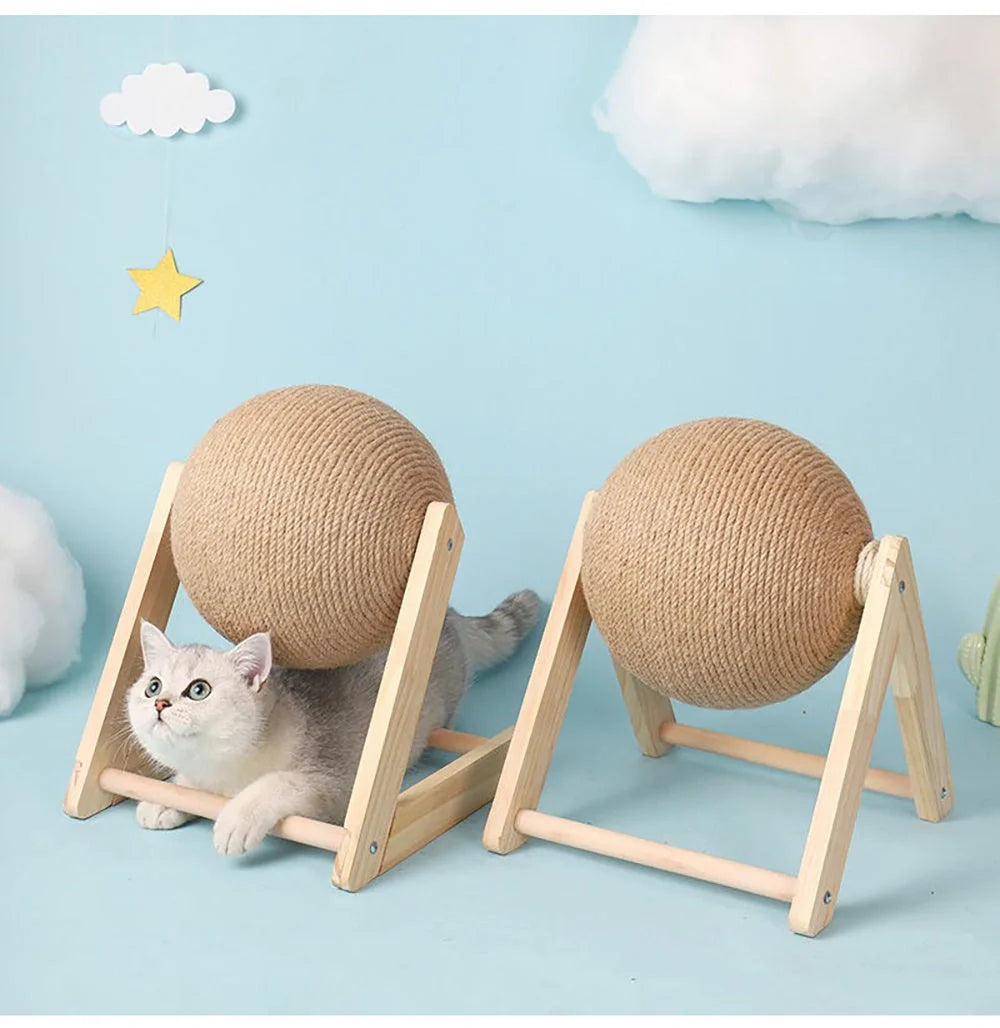 Professional Vertical Cat Toy Sisal Cat Catching Ball for furniture protection and cat entertainment