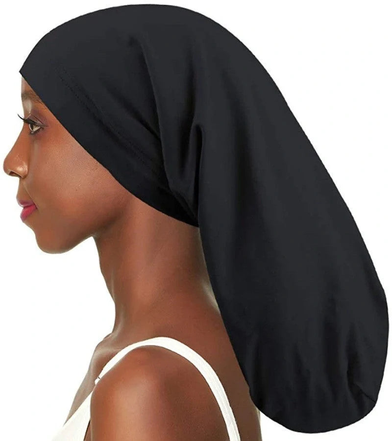 Hhomeenjoy Adjustable Satin-Lined Nightcap for Women