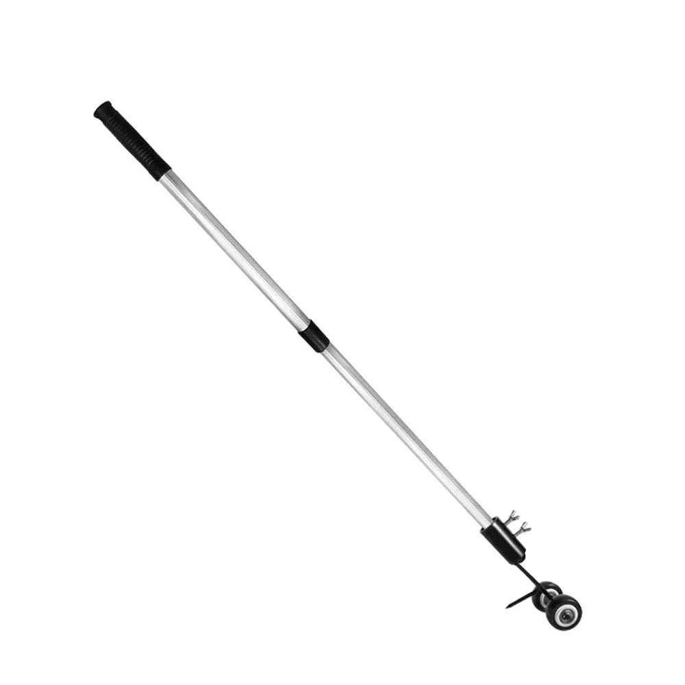 Versatile gardening tool with long prongs for easy weed removal and soil aeration in yards and lawns