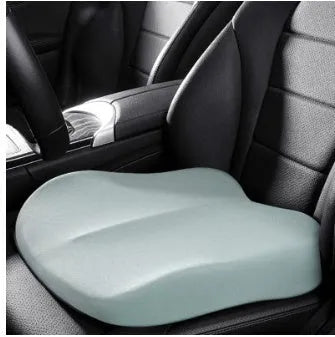 Car seat cushion for height increase measuring 41x41x10cm with ice silk cover