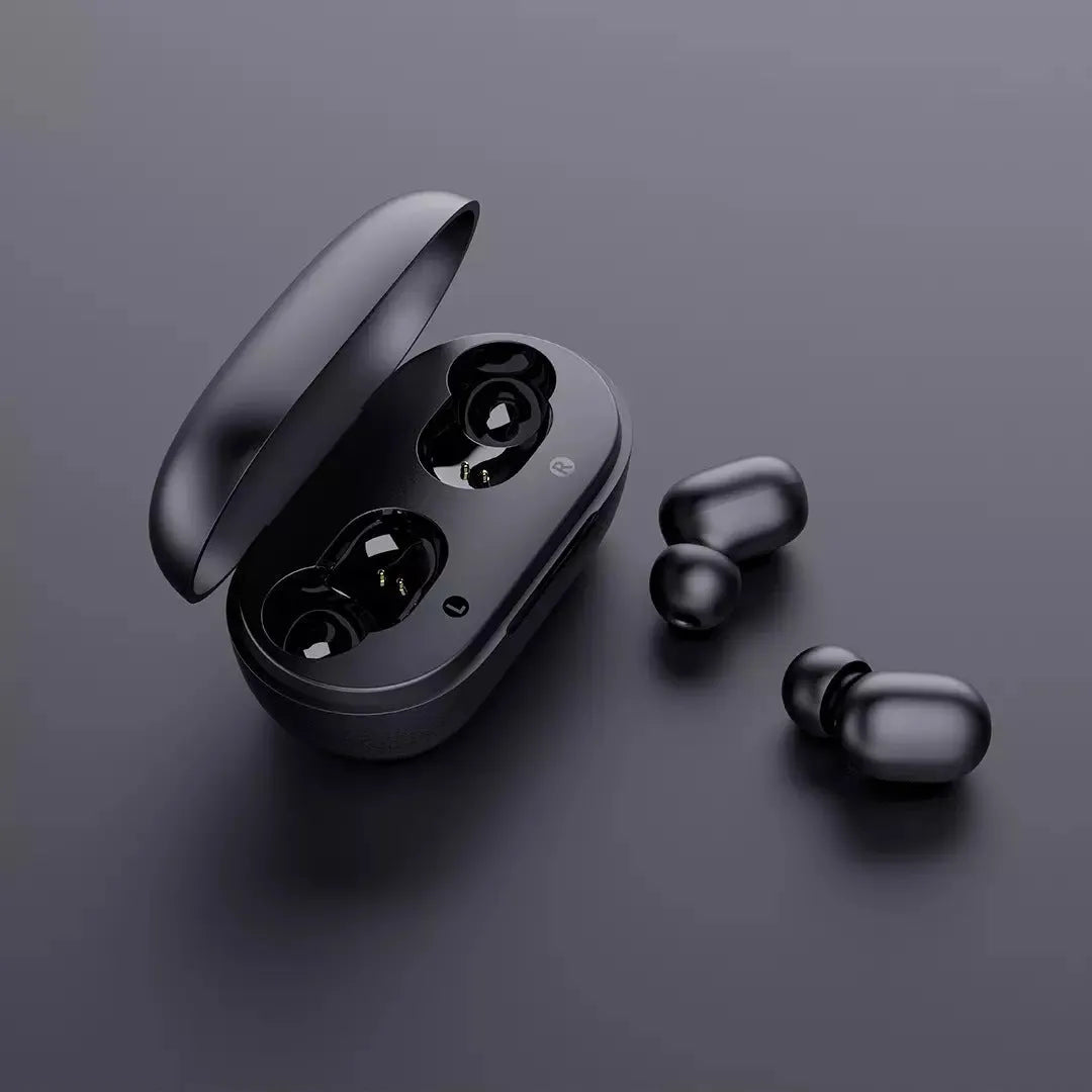 GT1 Pro true wireless headphones in black, Bluetooth 5.0 bilateral stereo earplugs with multi-point connection