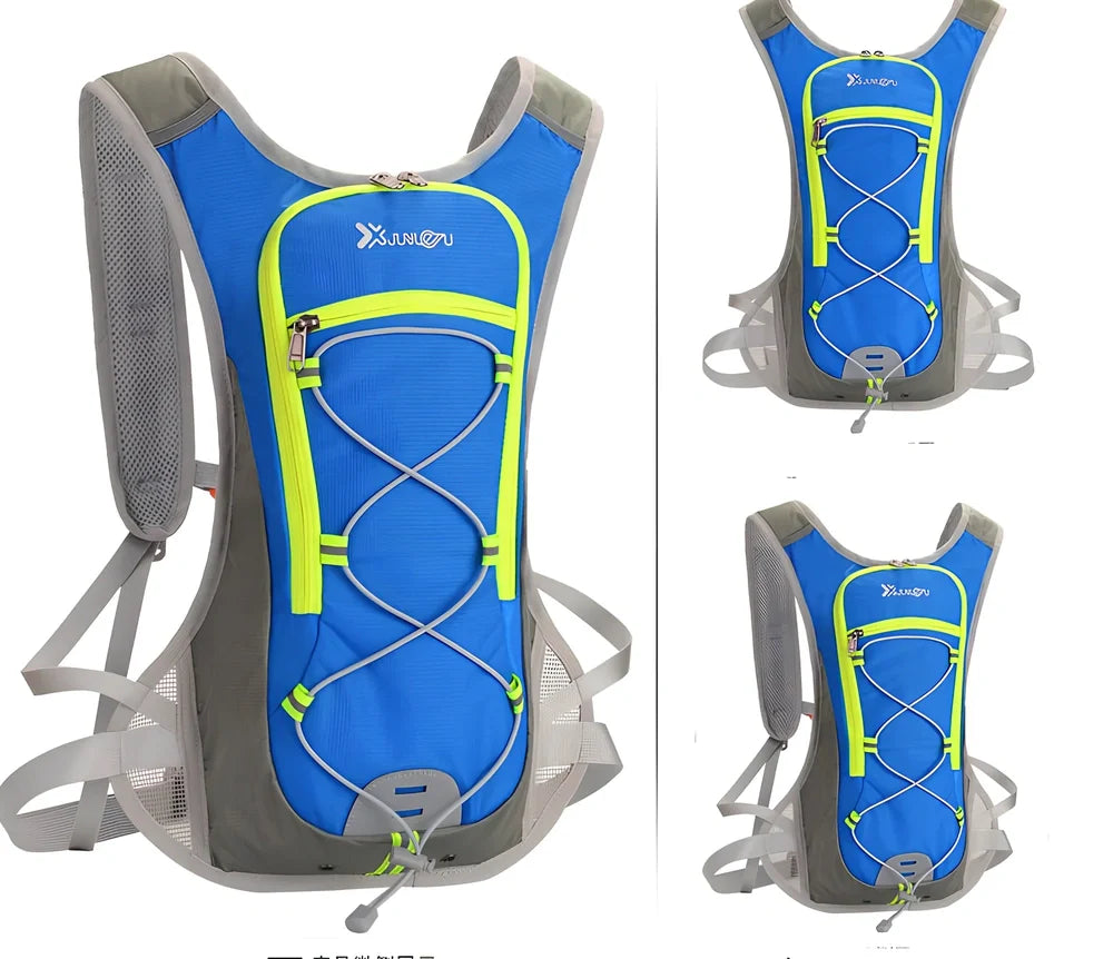 Outdoor sports backpack in multiple colours with adjustable straps and waterproof construction