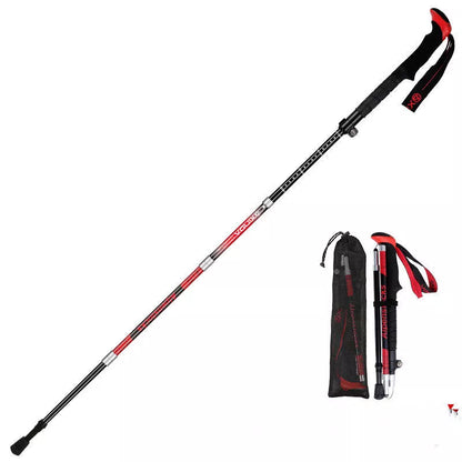 XINDA ultralight carbon trekking poles with EVA handle and tungsten steel tips