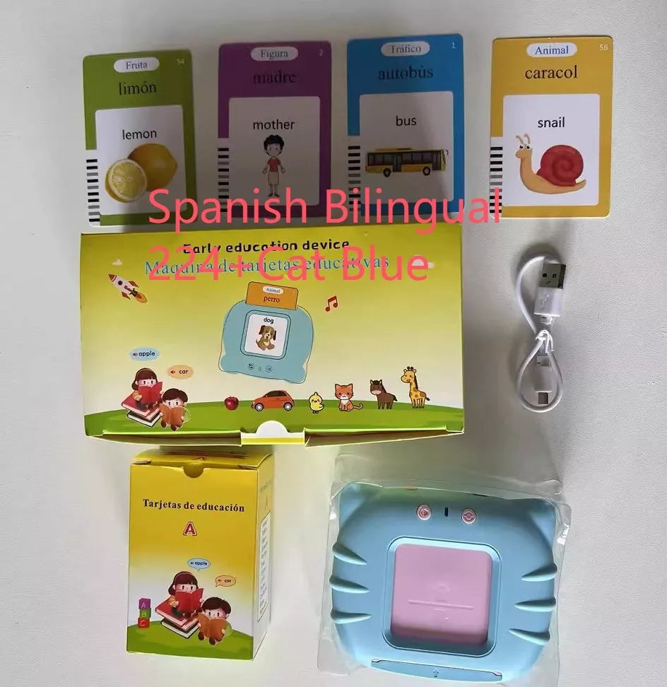 Children's Smart English Learning Card with interactive features and 224 audiobooks
