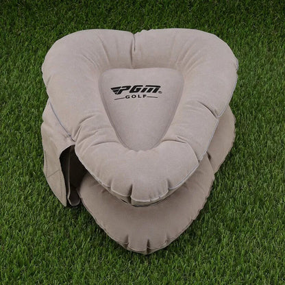 Golf Swing Corrector with retractable air nozzle for improving golf swing posture