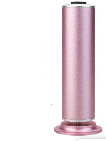 Rechargeable electric pedicure foot care tool with sandpaper disks for smooth feet