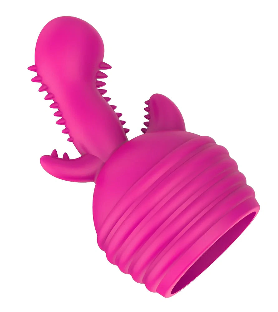 Tianlong stick adult toy with silicone surface and 19.6cm length showing frequency control buttons