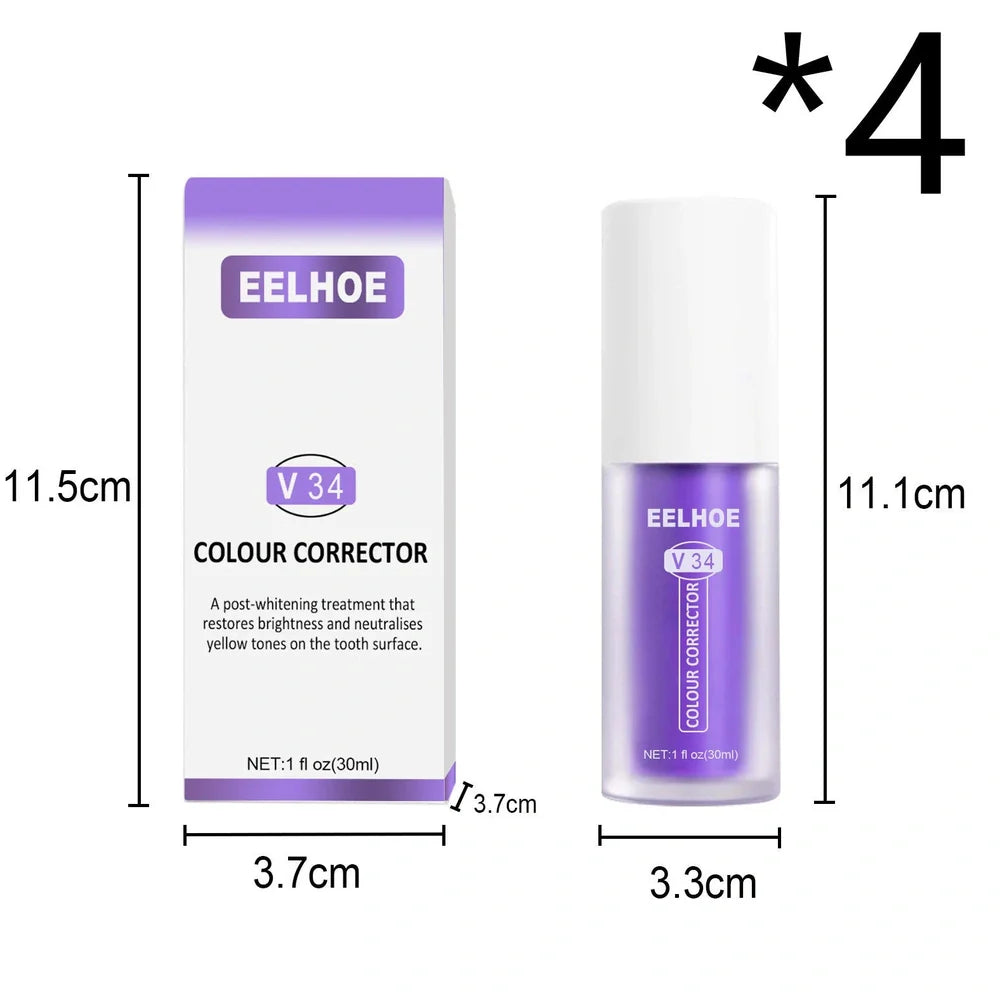 30ml fluoride-free whitening toothpaste in 12.5cm compact tube with teeth whitening variant