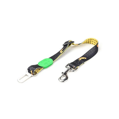 Adjustable dog car seat belt for small medium large dogs, scalable pet vehicle restraint with 11 style options