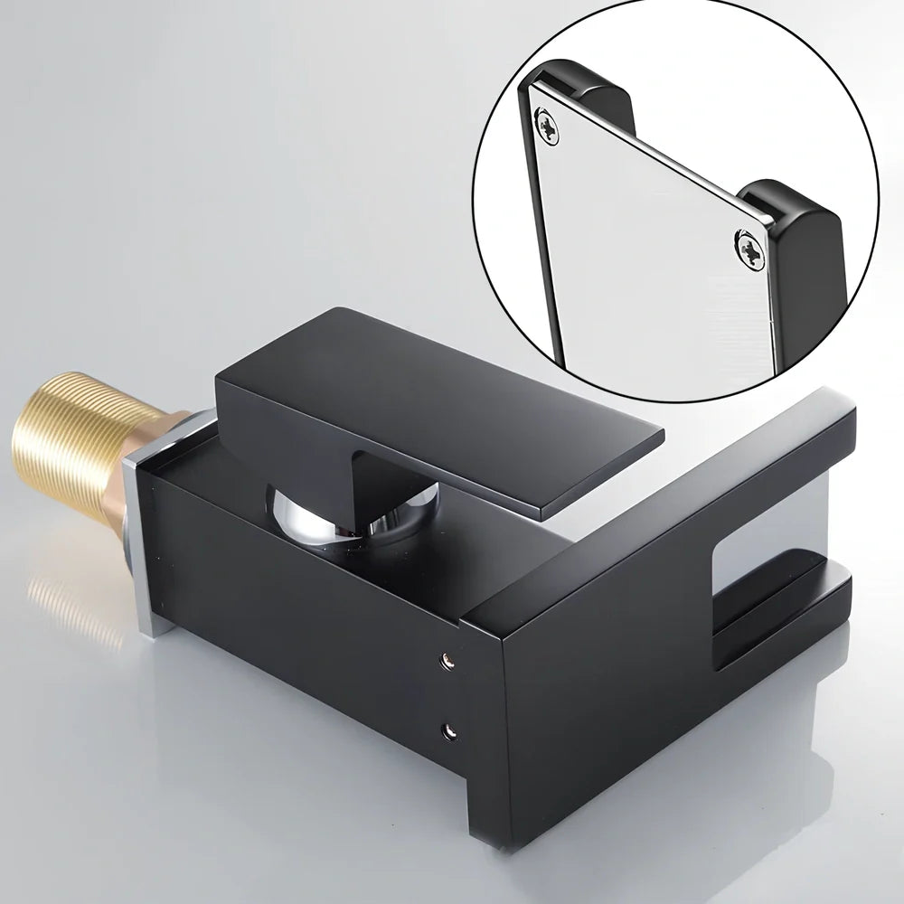 Automatic sensor basin faucet with chrome finish and 304 stainless steel construction