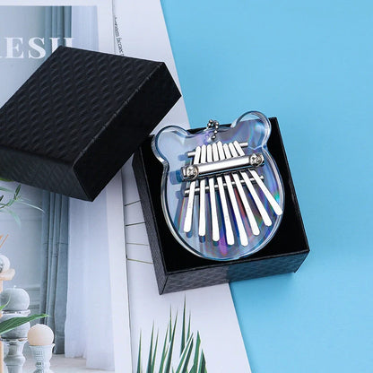 Mini Kalimba 8 Keys Thumb Piano in wooden and acrylic designs