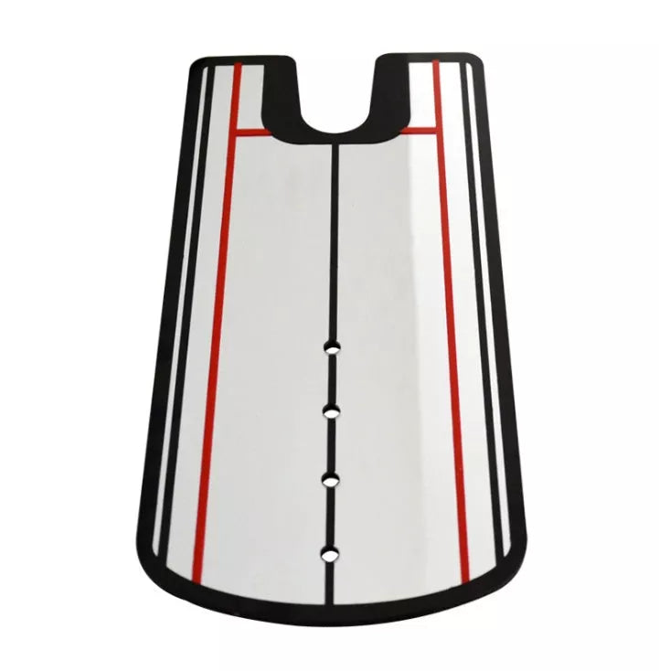Golf putter posture correction mirror for accurate stance alignment, 31cm long, 15cm wide