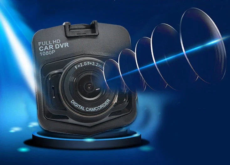 High-Definition Mini Dash Cam with Night Vision - Full HD 1080p Video, Advanced Low-Light Performance, Compact Design