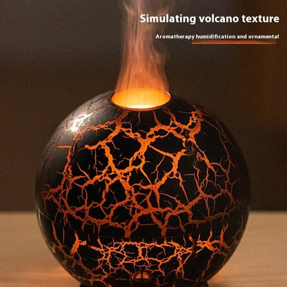 Stylish USB humidifier with essential oil diffuser, color-changing lights, and compact design for home or office use