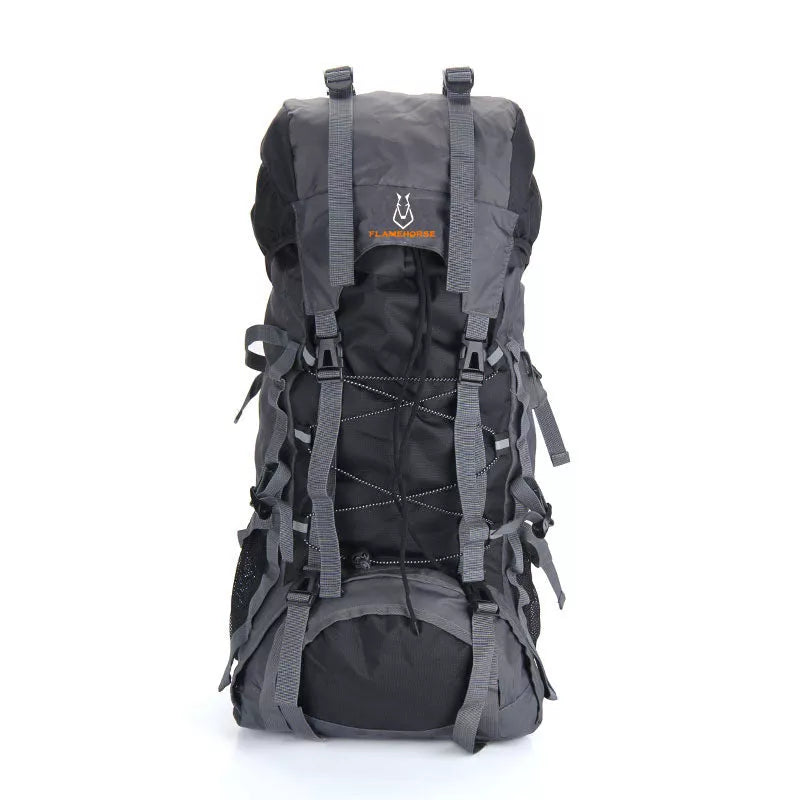 60L waterproof mountaineering backpack in various colors with anti-theft features