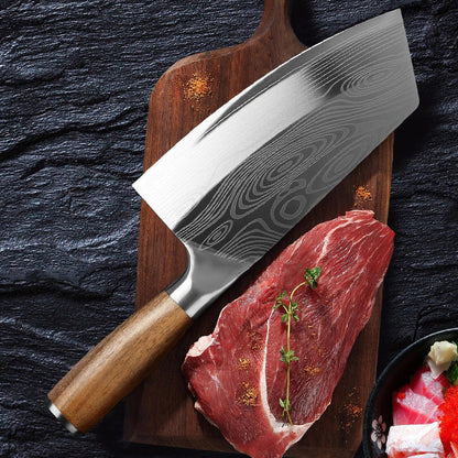 Stainless steel kitchen knife with 40cr13 steel blade, 320mm length