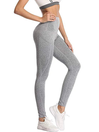 Women's lightweight pocket yoga pants in various colors for yoga, running, and casual wear
