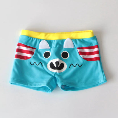Children's quick-dry beach pants boxer swimming trunks in vibrant colors