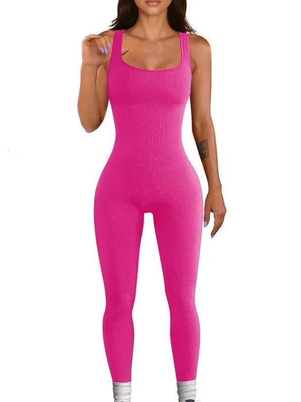 Women's suspender tank top tights in beige with adjustable buttons, 71-73cm length, and long sleeves for leisure wear